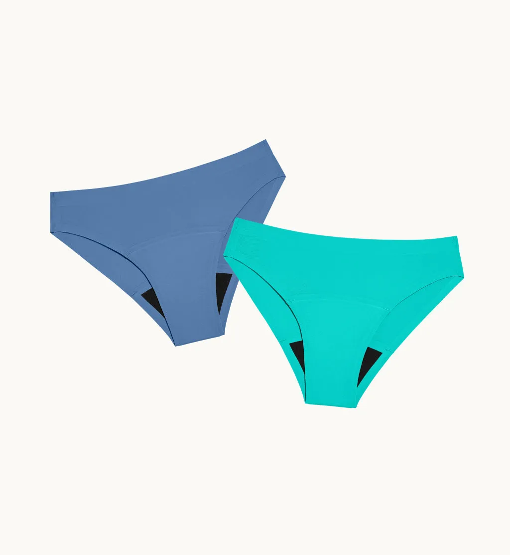 (Kit Item) First Period Kit SLP LTD Color Spearmint/Thistle 2-Pack | Bikini