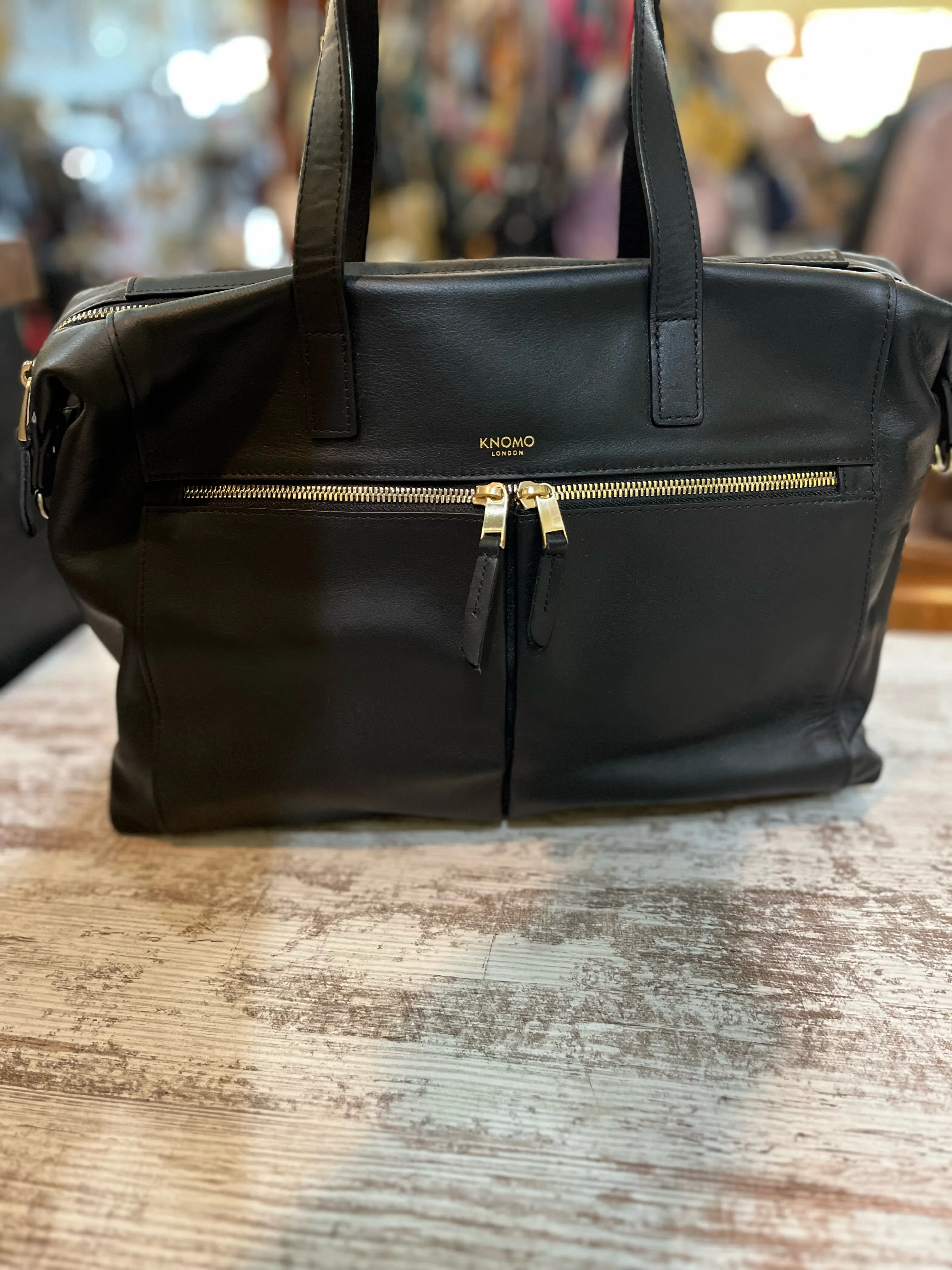 Knomo London Black Mayfair Bag