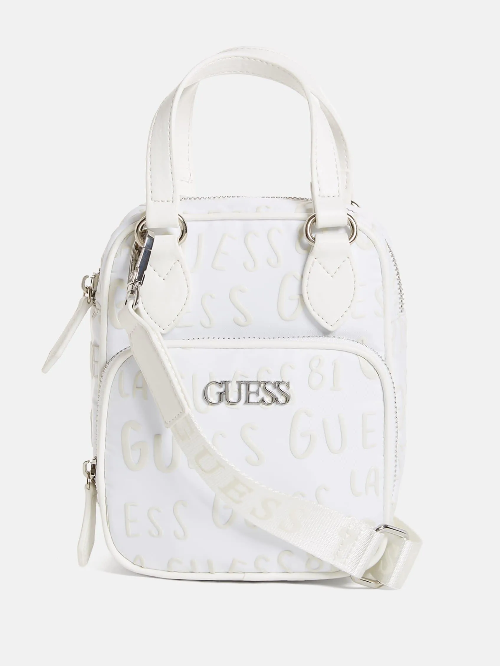 Logo Print Nylon Crossbody