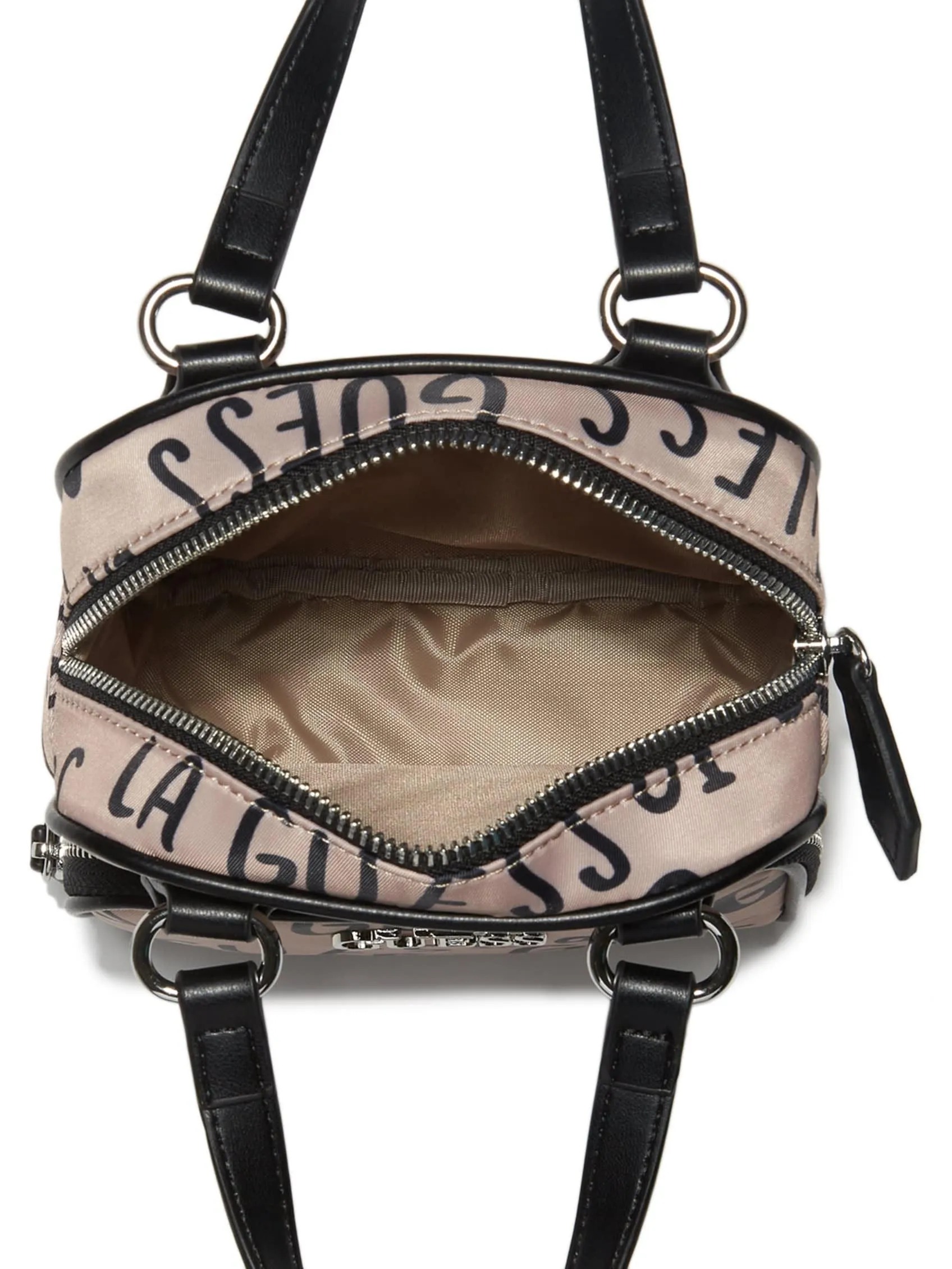 Logo Print Nylon Crossbody