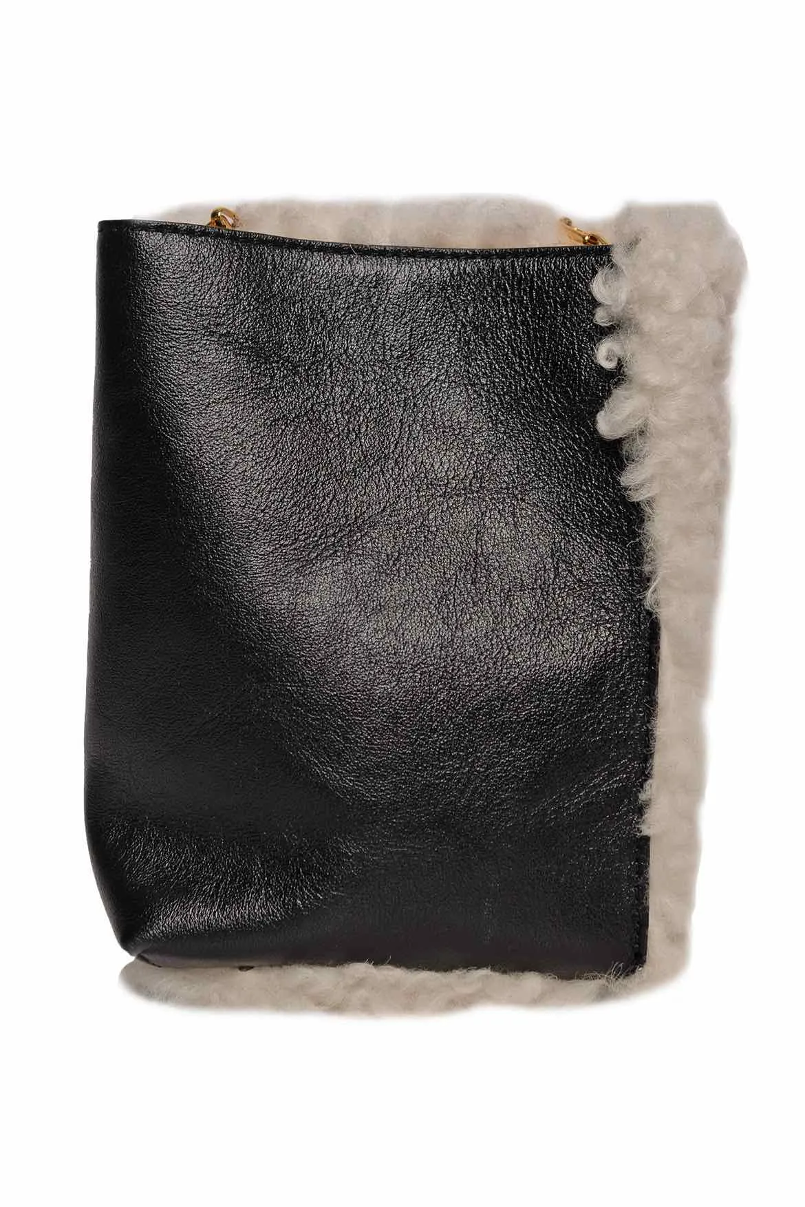 Marni Nano Museo Shearling Crossbody