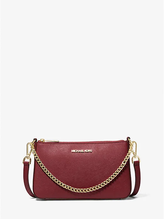 Michael Kors Jet Set Medium Saffiano Leather Crossbody Bag