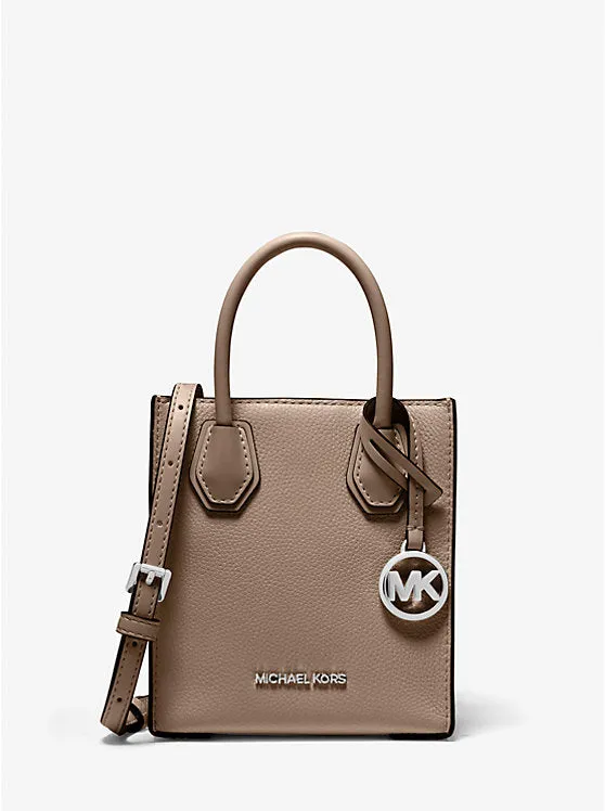 Michael Kors Mercer Extra-Small Pebbled Leather Crossbody Bag