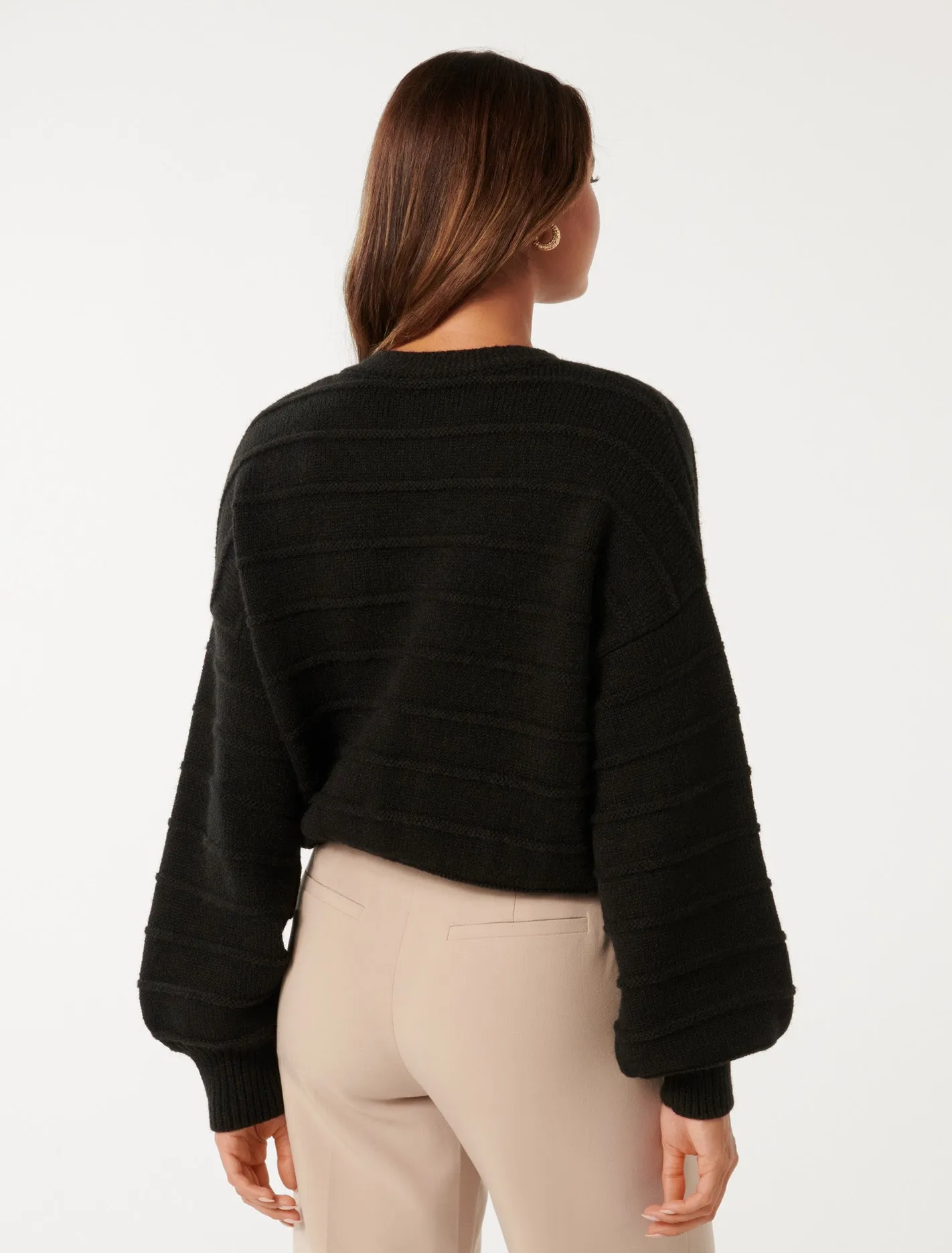 Monroe Cropped Knit Cardigan