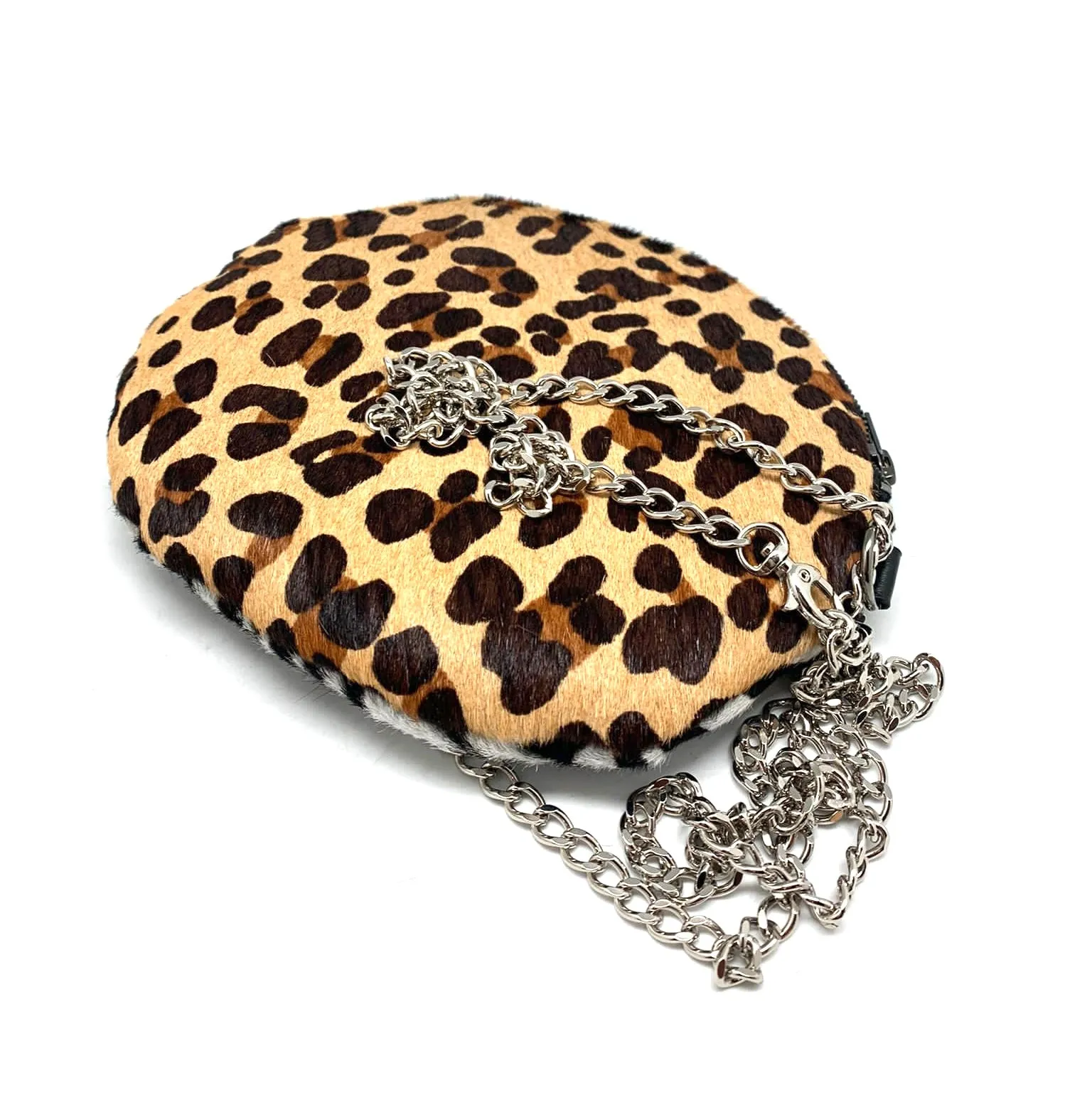 Muse wonky eye chain two way animal cow handbag