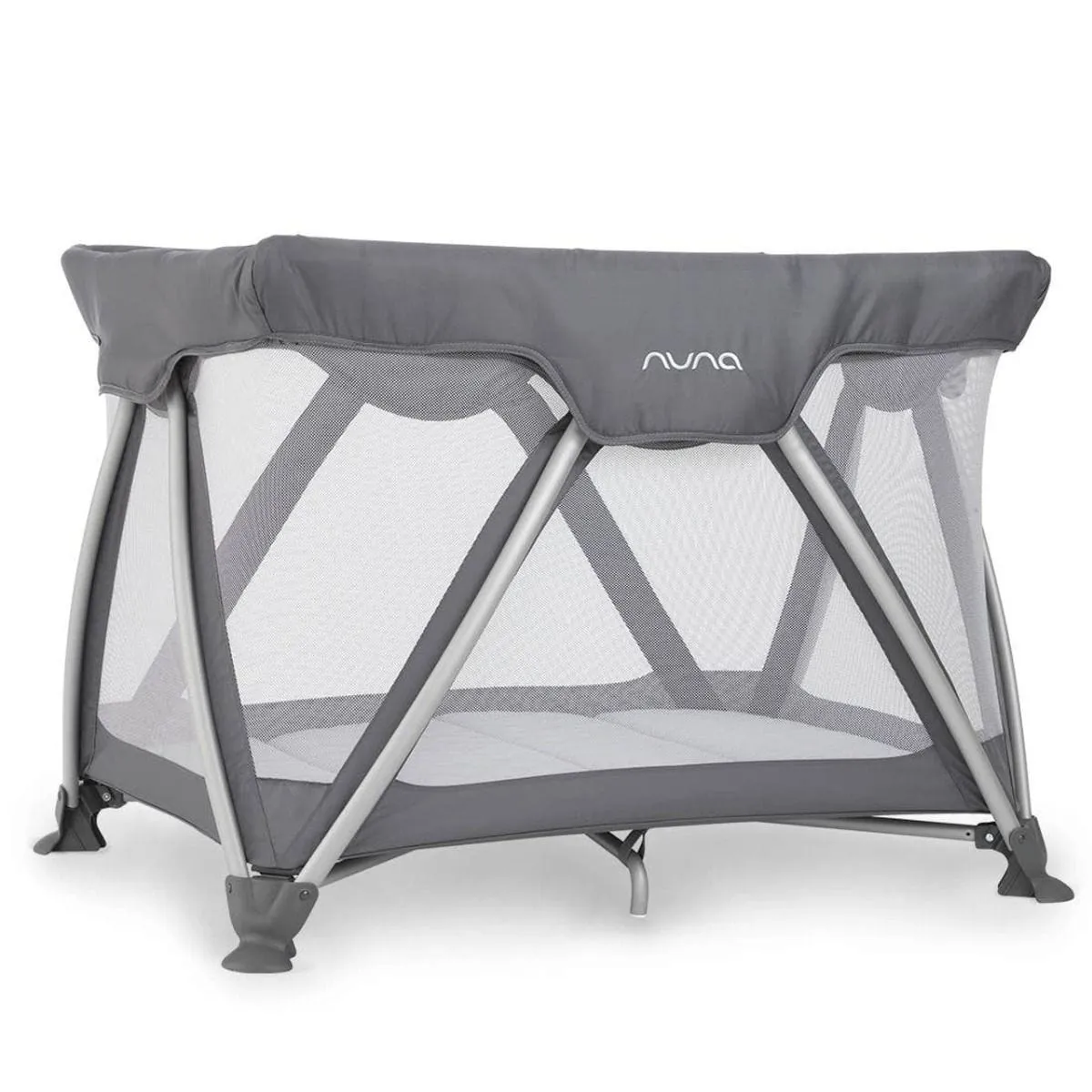 Nuna Sena Travel Cot Graphite with Changer - Graphite