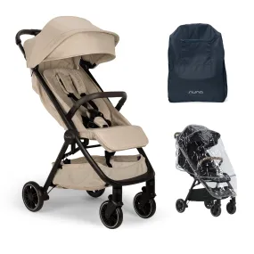 Nuna TRVL Compact Stroller - Biscotti (2024)