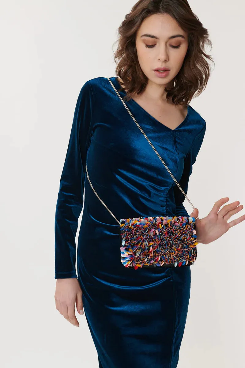 PALAZZO SEQUIN HANDBAG