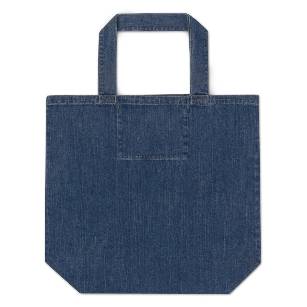 Palm Tree Dreams Organic Denim Tote Bag