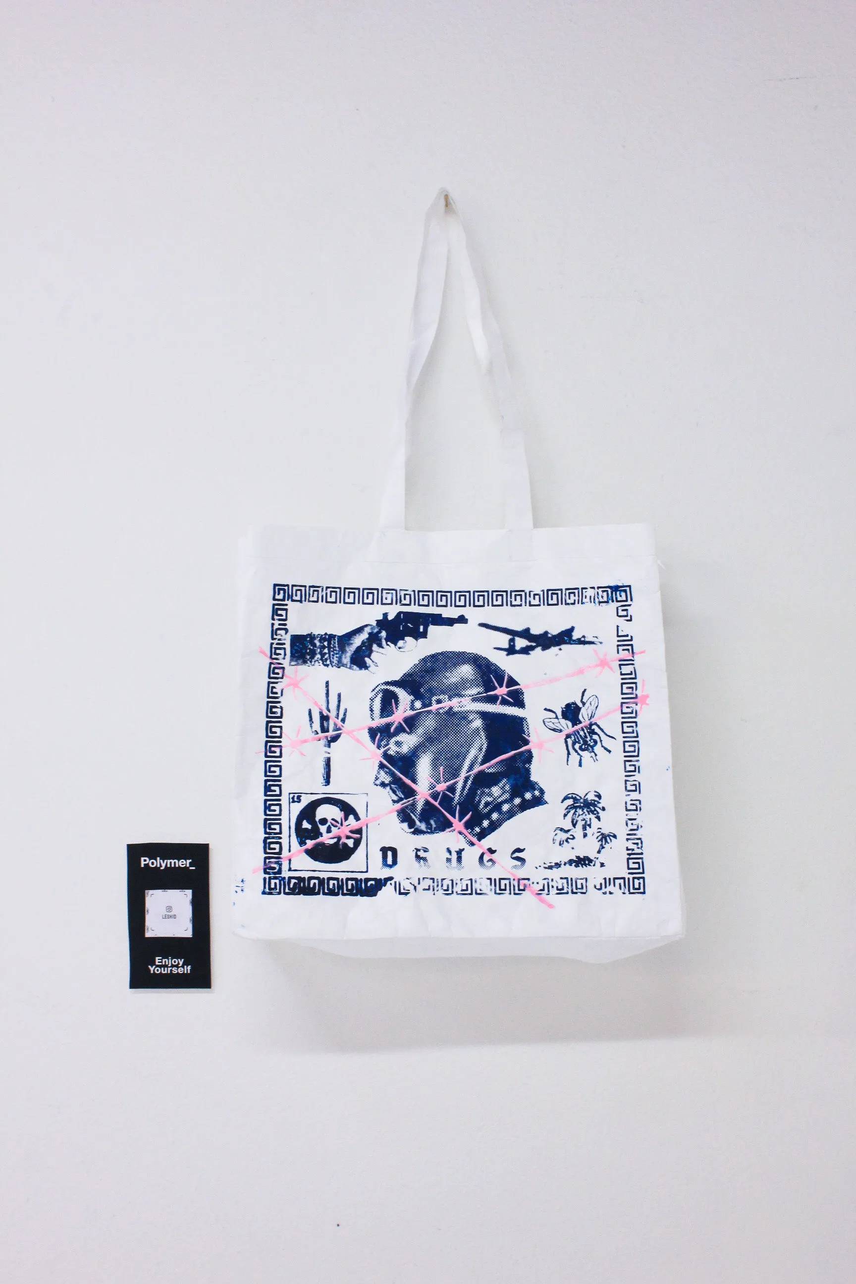 Polymer_ Enjoy Yourself Art Tote by Ian Bragg