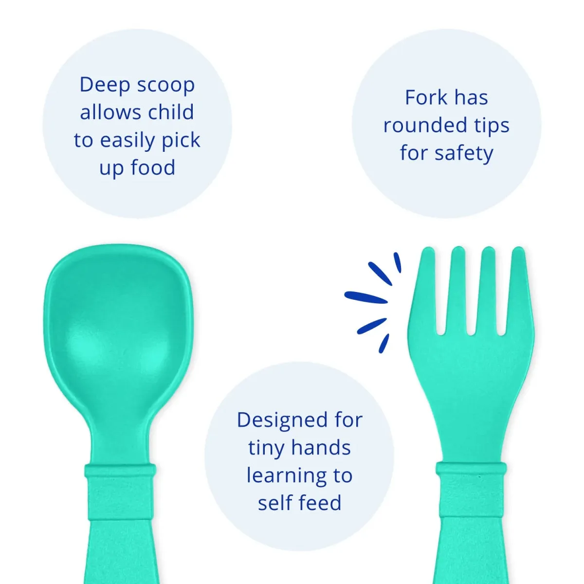 Re-Play Recycled Utensils | Recycled Kids Tableware