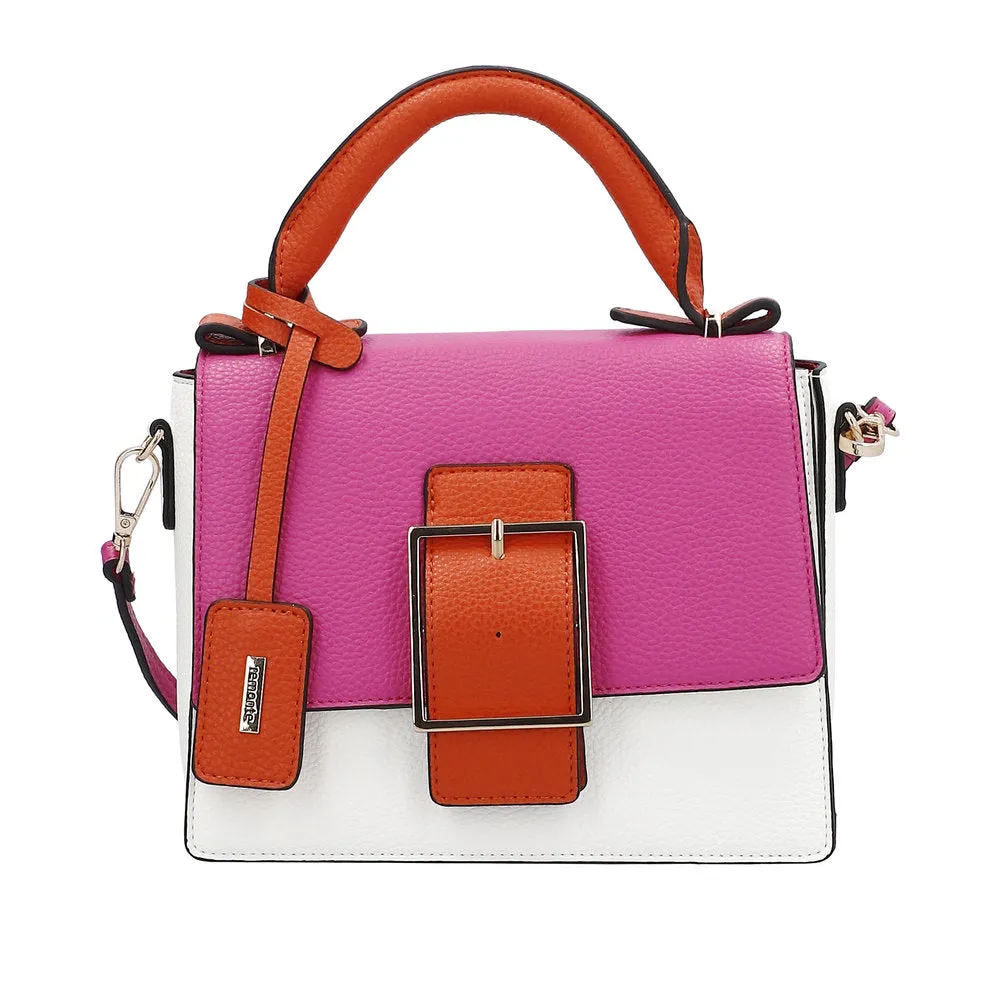 Remonte Handbag Pink/Combination Shoulder Strap Small  Q0628-31 sale