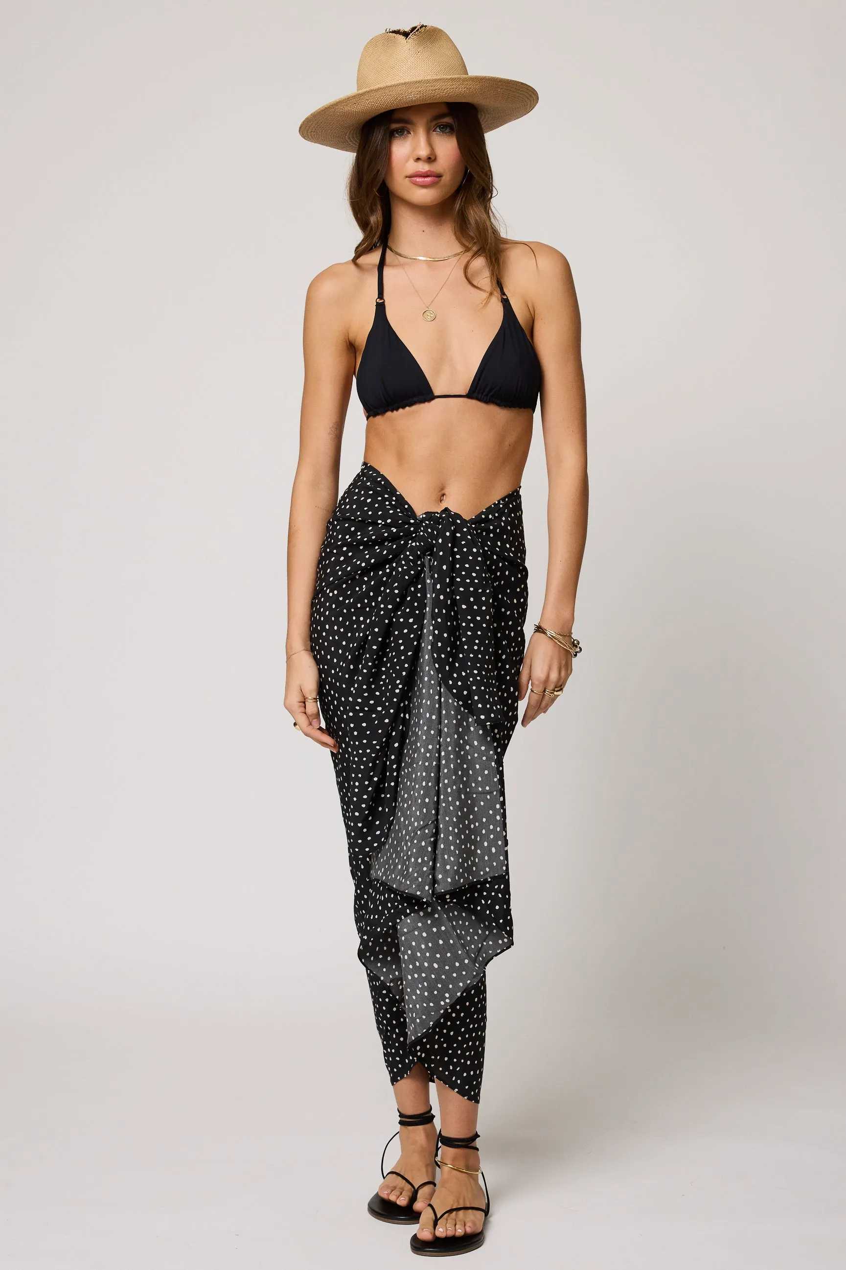 SARONG PALLINI NERO