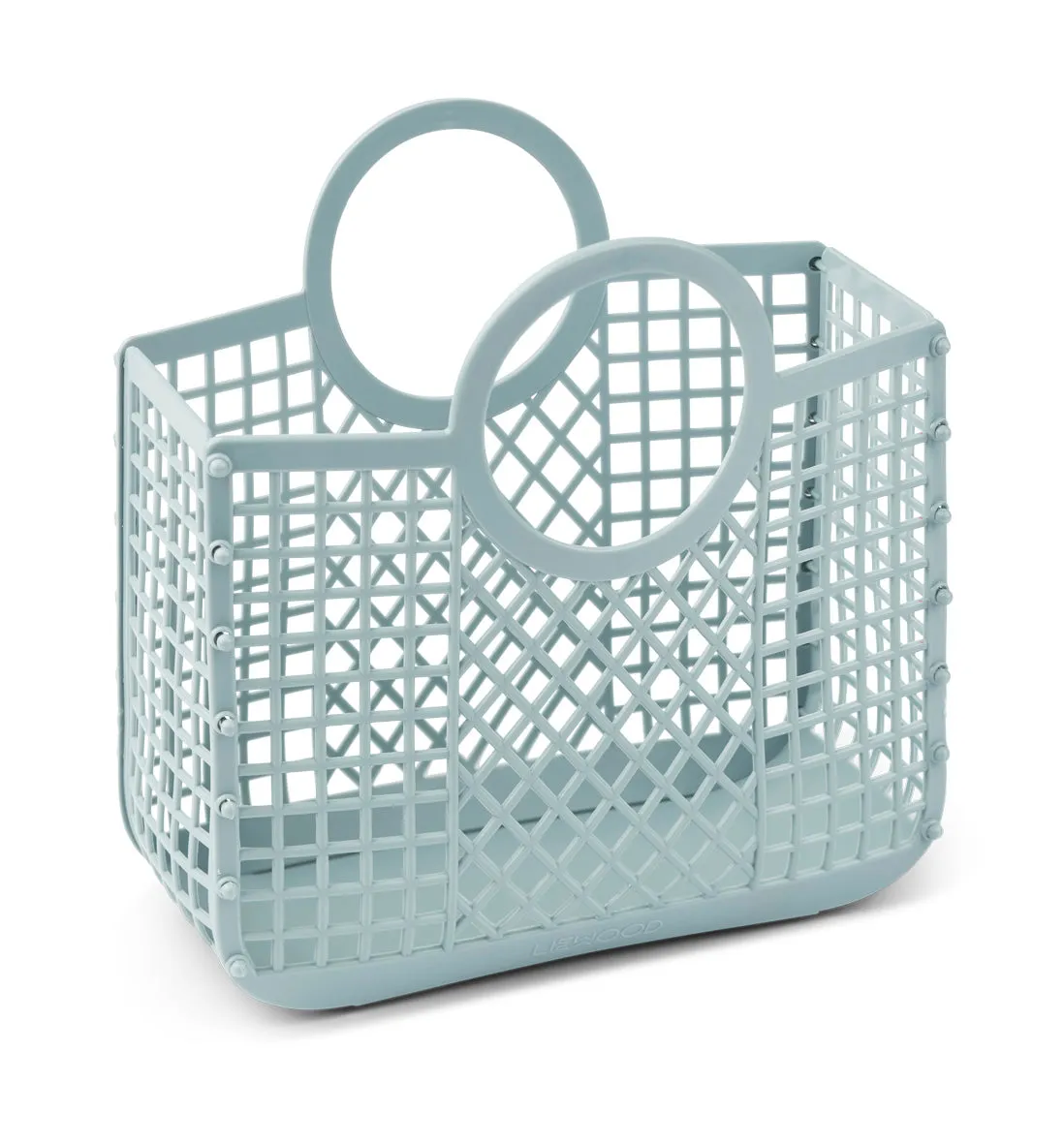 Small Samantha Basket-Sea Blue