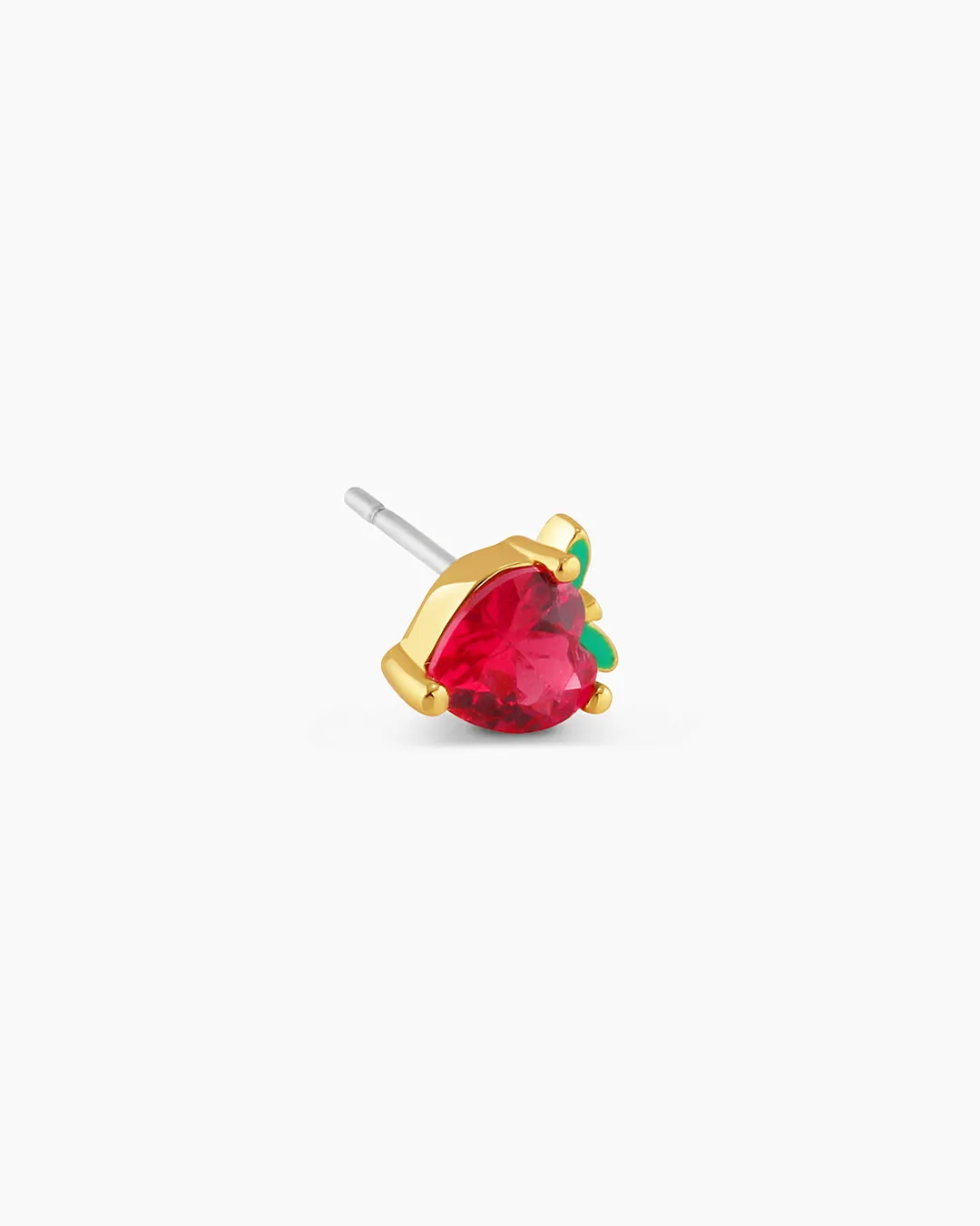 Strawberry Charm Stud