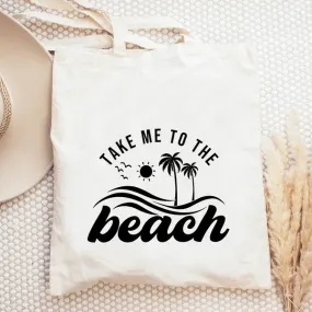 Take Me To The Beach Wave Tote