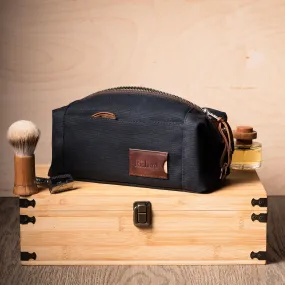 Waxed Canvas Dopp Kit - Personalized