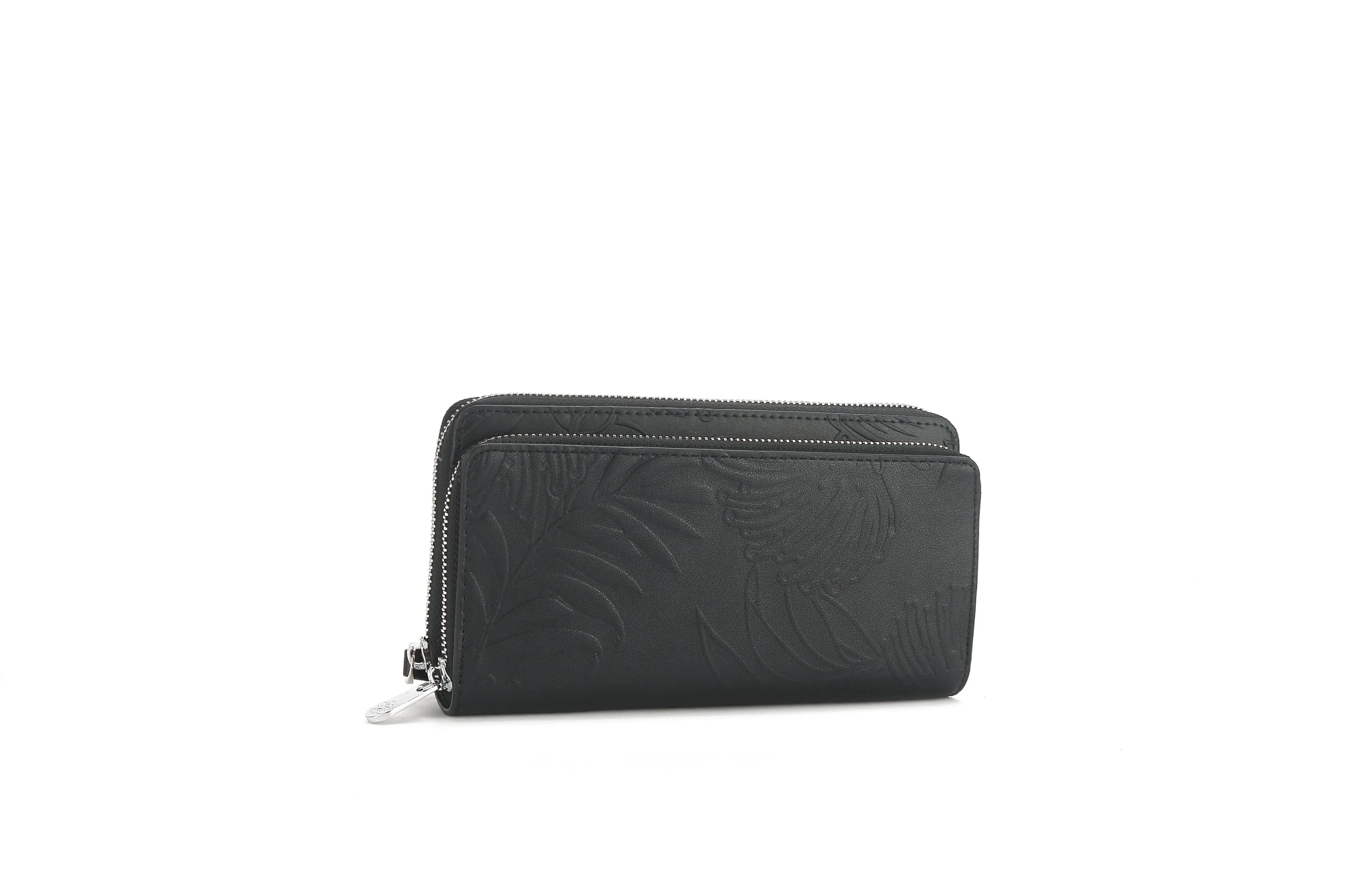 Wristlet Allison Lehua Embossed Black