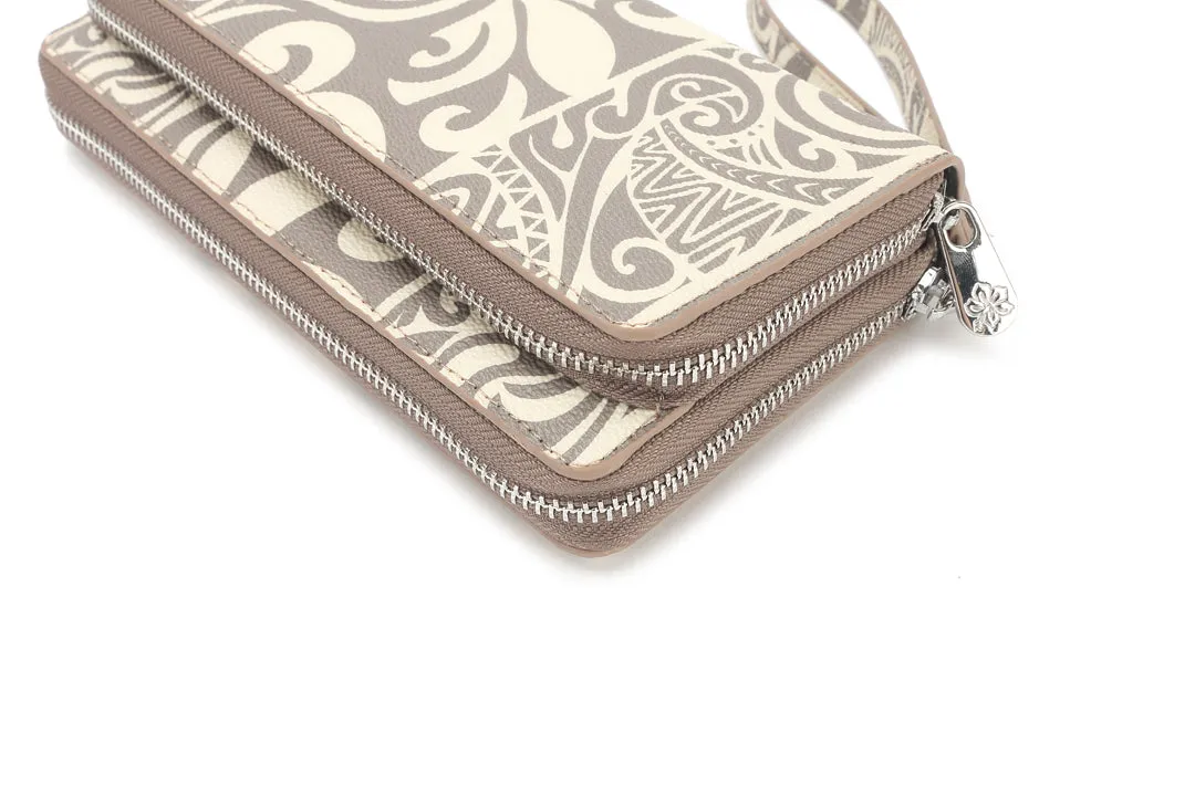 Wristlet Allison Tapa Tiare Beige