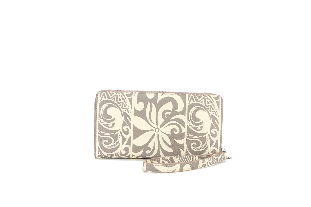 Wristlet Allison Tapa Tiare Beige