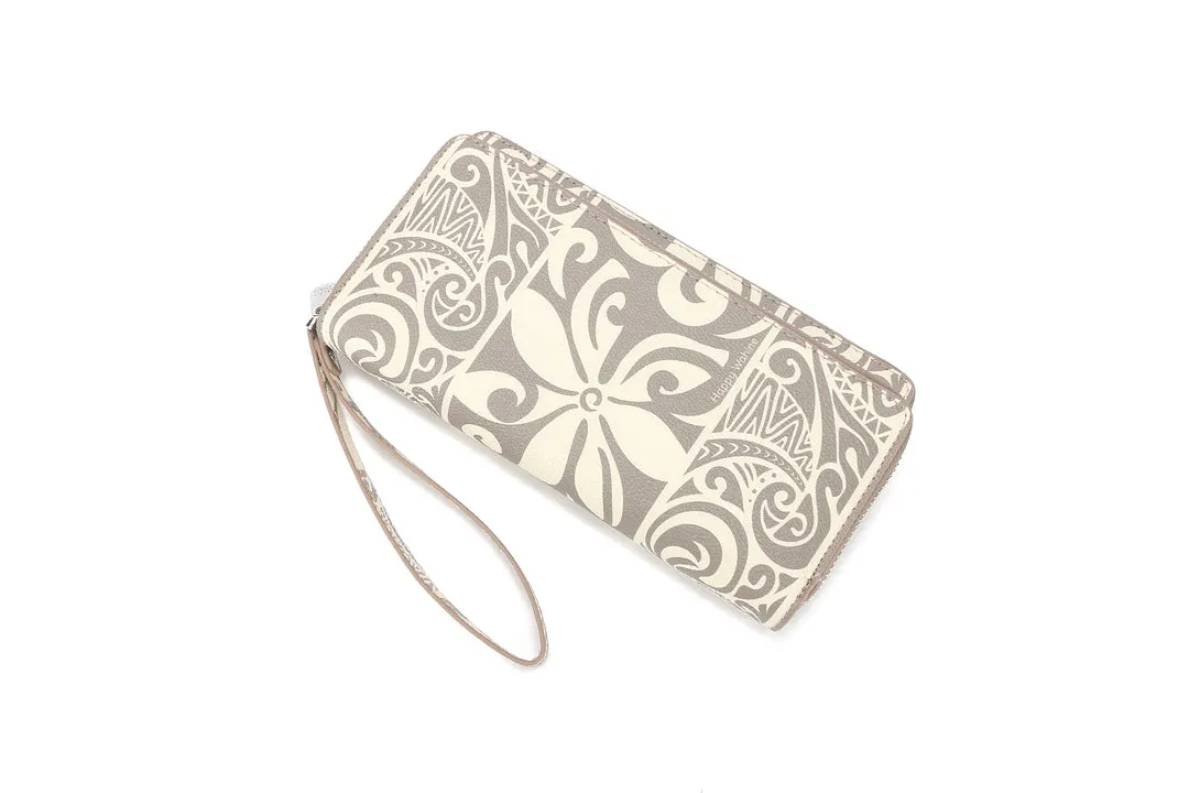 Wristlet Allison Tapa Tiare Beige